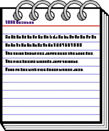 1896 Regular animated font preview