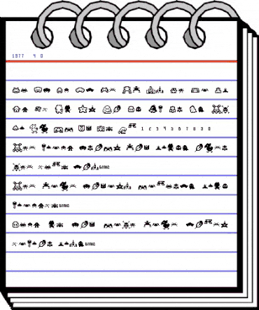 1977 .4.0 animated font preview