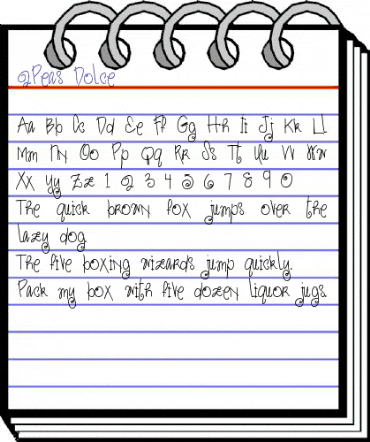 2Peas Dolce Regular animated font preview