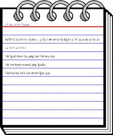 2Peas Little Buddy 2Peas Little Buddy animated font preview