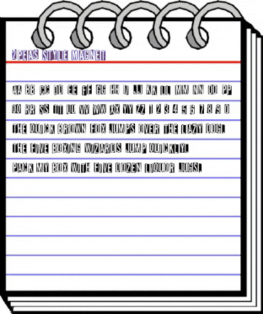 2Peas Style Magnet 2Peas Style Magnet animated font preview 2Peas Style Magnet 2Peas Style Magnet animated font preview