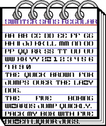 5Winter Sans Regular animated font preview 5Winter Sans Regular animated font preview