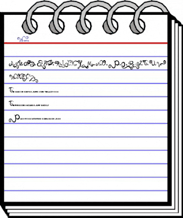 70:Wonta Regular animated font preview