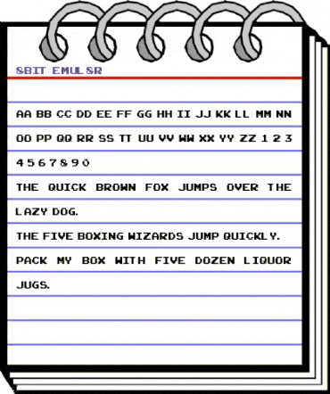 8bit emul8r animated font preview 8bit emul8r animated font preview