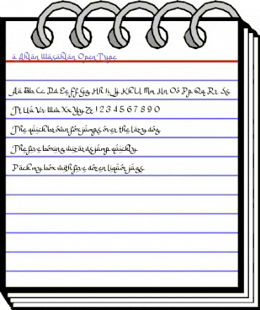 a Ahlan Wasahlan Regular animated font preview