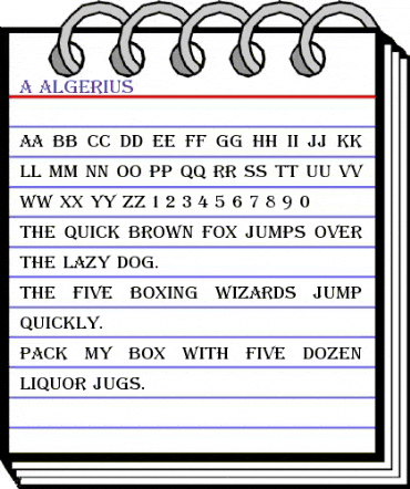 a_Algerius Regular animated font preview a_Algerius Regular animated font preview