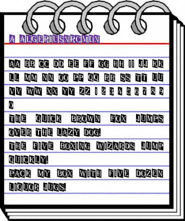 a_AlgeriusNrCmDn Regular animated font preview a_AlgeriusNrCmDn Regular animated font preview