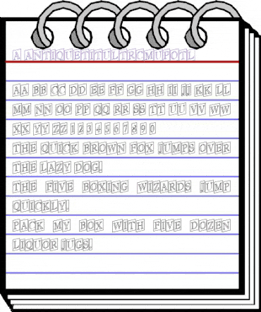 a_AntiqueTitulTrCmUpOtl Regular animated font preview a_AntiqueTitulTrCmUpOtl Regular animated font preview