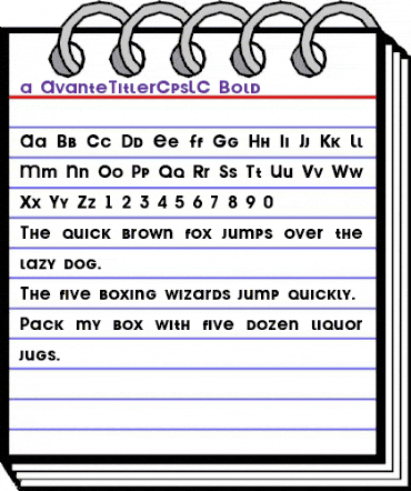 a_AvanteTitlerCpsLC Bold animated font preview a_AvanteTitlerCpsLC Bold animated font preview