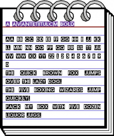 a_AvanteTitulCm Bold animated font preview a_AvanteTitulCm Bold animated font preview