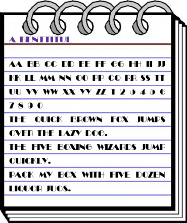 a_BentTitul Regular animated font preview a_BentTitul Regular animated font preview