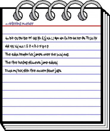 a dripping marker Regular animated font preview a dripping marker Regular animated font preview