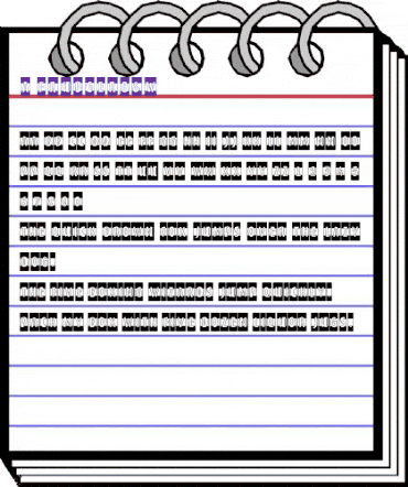 a_FrudgerB&W Regular animated font preview