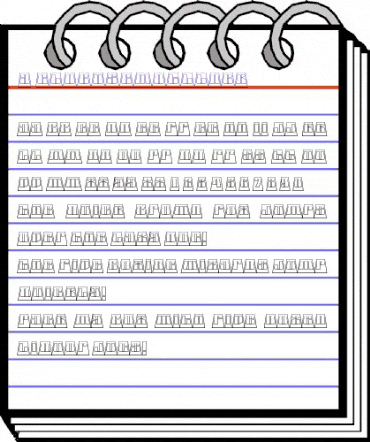 a_GlobusCmOtlLnBk Regular animated font preview