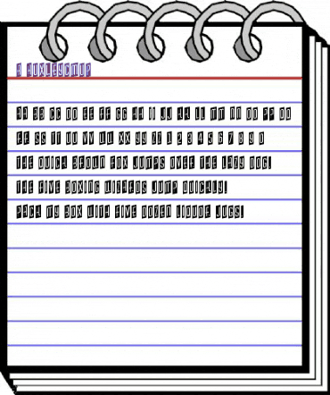 a_HuxleyCmUp Regular animated font preview