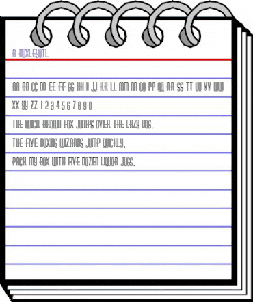 a_HuxleyOtl Regular animated font preview