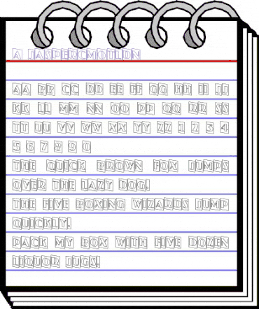 a_JasperCmOtlDn Regular animated font preview