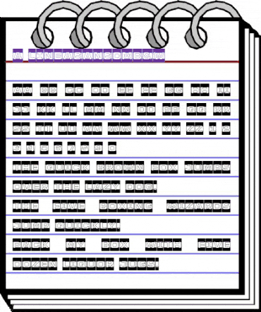 a_LineaSansCmB&W Regular animated font preview