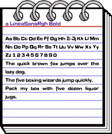 a_LineaSansRgh Bold animated font preview a_LineaSansRgh Bold animated font preview