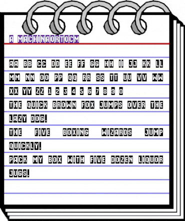 a_MachinaOrtoCm Regular animated font preview a_MachinaOrtoCm Regular animated font preview