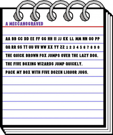 a_MeccanoGrv Regular animated font preview a_MeccanoGrv Regular animated font preview