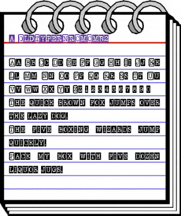 a_OldTyperNrCmCmb2 Regular animated font preview a_OldTyperNrCmCmb2 Regular animated font preview