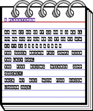 a_PlakatCmDn Regular animated font preview a_PlakatCmDn Regular animated font preview