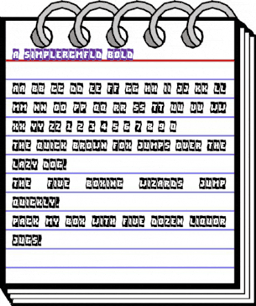 a_SimplerCmFld Bold animated font preview a_SimplerCmFld Bold animated font preview
