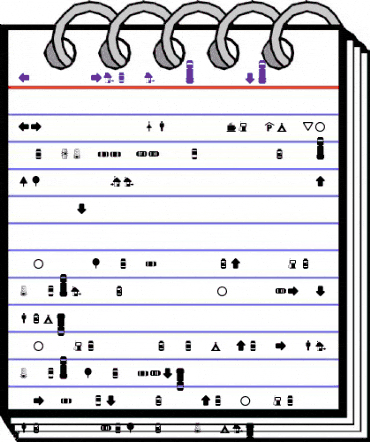 A44 basics animated font preview