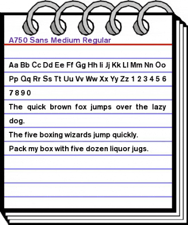 A750-Sans-Medium Regular animated font preview A750-Sans-Medium Regular animated font preview