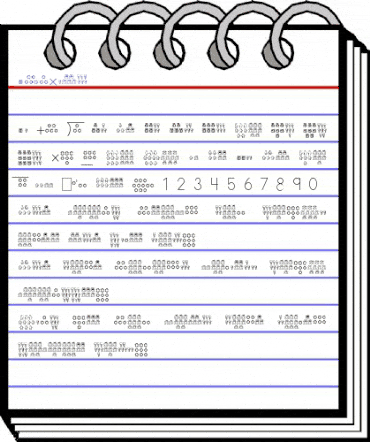 AbcMath Regular animated font preview