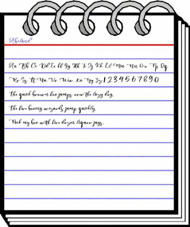 Abiland Regular animated font preview Abiland Regular animated font preview