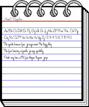 About Regular animated font preview