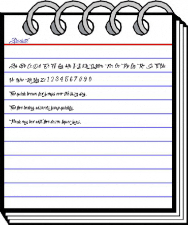 Absolute Regular animated font preview Absolute Regular animated font preview