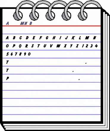 Access MN Bold animated font preview Access MN Bold animated font preview