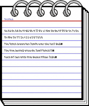 Action Regular animated font preview Action Regular animated font preview