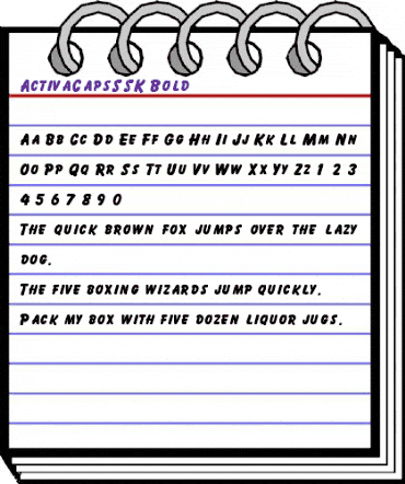 ActivaCapsSSK Bold animated font preview ActivaCapsSSK Bold animated font preview