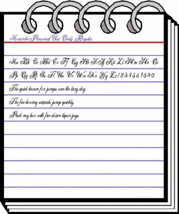 Acuentre Personal Use Only Regular animated font preview Acuentre Personal Use Only Regular animated font preview