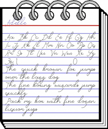 Adelle Regular animated font preview