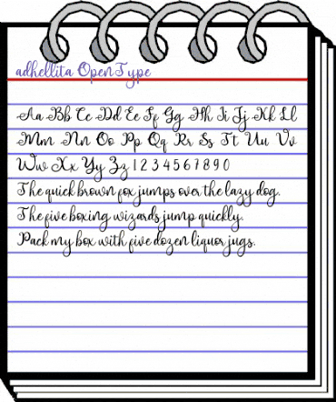 adhellita Regular animated font preview adhellita Regular animated font preview