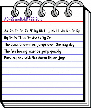 ADHE Sans Bold FREE Bold animated font preview ADHE Sans Bold FREE Bold animated font preview