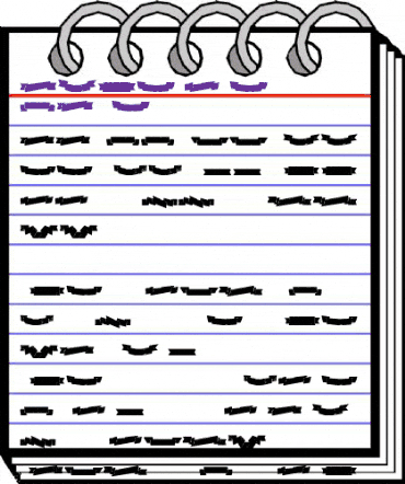 Adhesive Nr. Seven Regular animated font preview Adhesive Nr. Seven Regular animated font preview