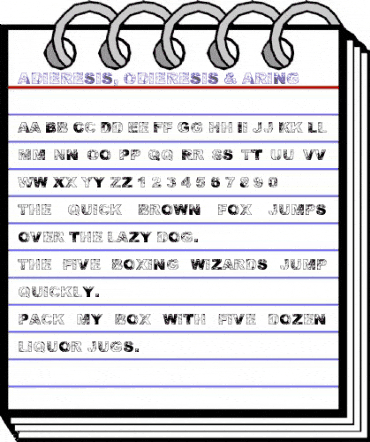 Adieresis, Odieresis & Aring Regular animated font preview Adieresis, Odieresis & Aring Regular animated font preview