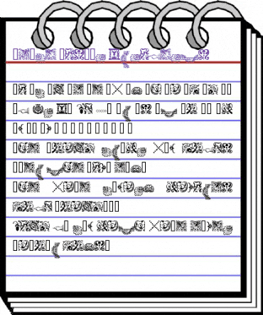 Adobe Caslon Ornaments Regular animated font preview Adobe Caslon Ornaments Regular animated font preview