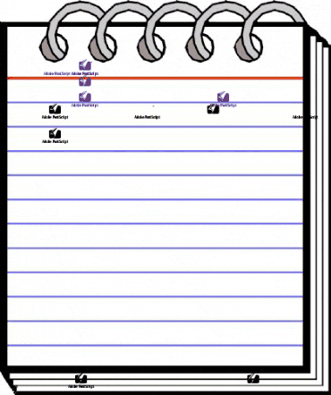 Adobe Corporate ID PostScript animated font preview Adobe Corporate ID PostScript animated font preview