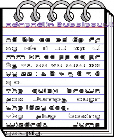 Adrenalin Regular animated font preview Adrenalin Regular animated font preview
