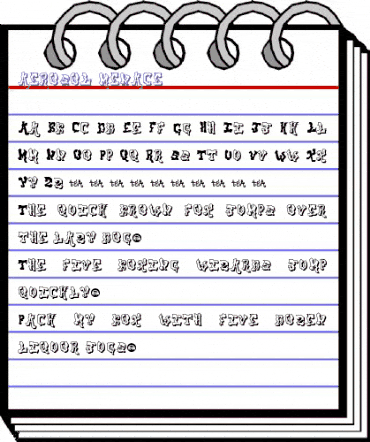 aerosol menace Regular animated font preview aerosol menace Regular animated font preview