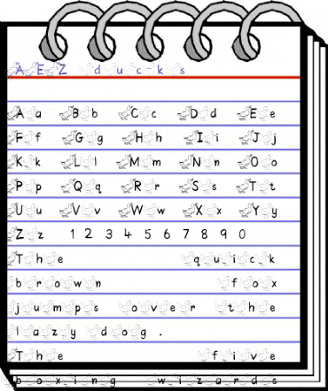 AEZ ducks AEZ ducks animated font preview AEZ ducks AEZ ducks animated font preview
