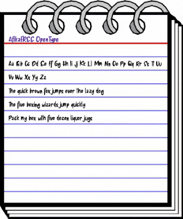 Afika FREE Regular animated font preview Afika FREE Regular animated font preview