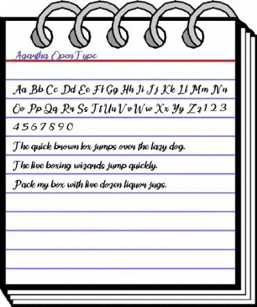 Agartha Regular animated font preview Agartha Regular animated font preview